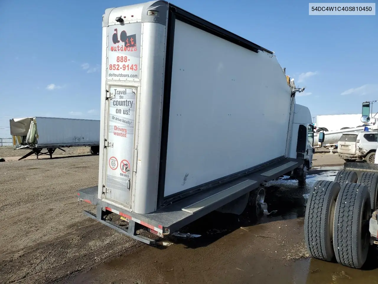 2016 Isuzu Npr Hd Billboard Truck VIN: 54DC4W1C4GS810450 Lot: 51698465