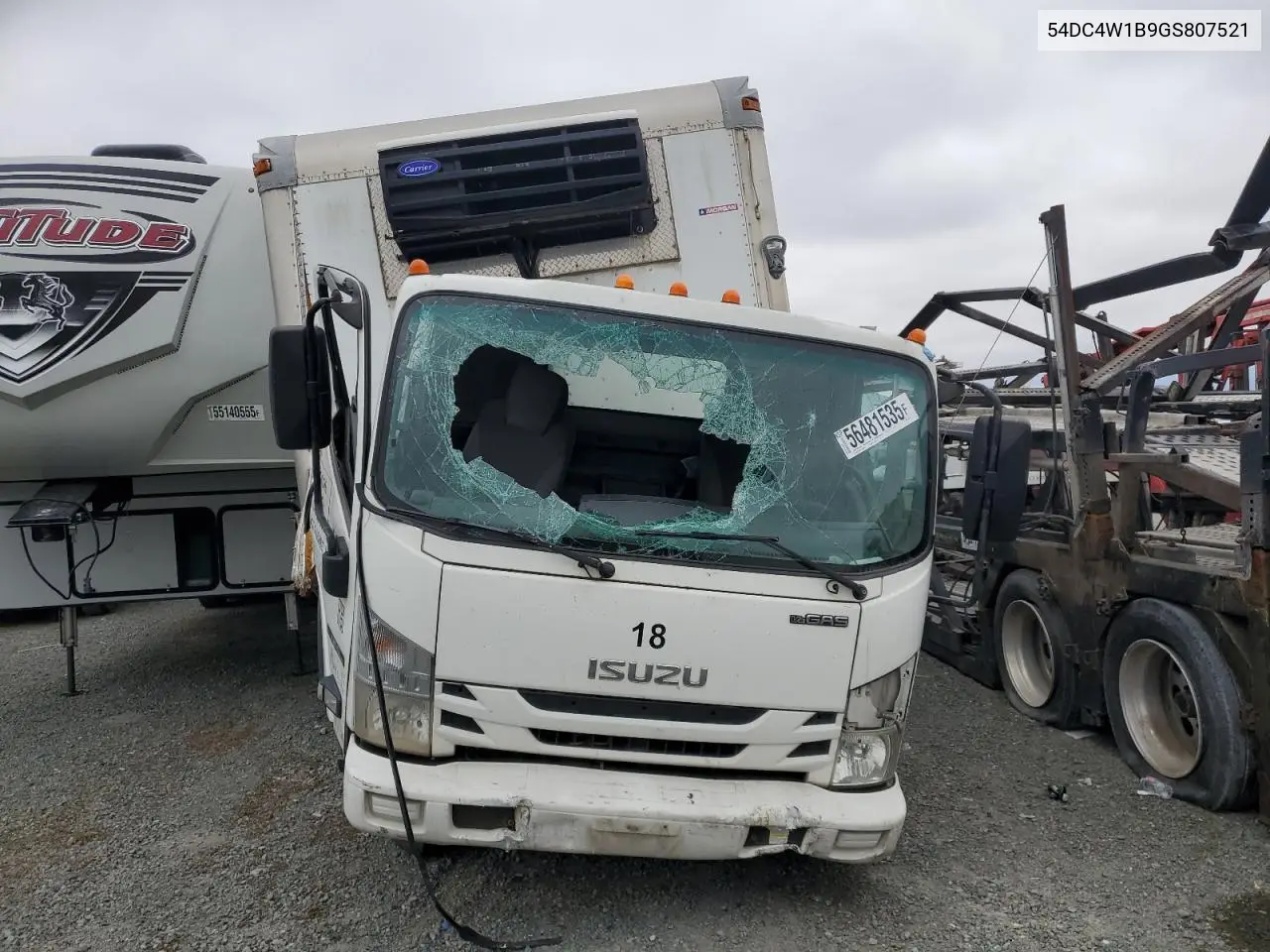 2016 Isuzu Npr Hd VIN: 54DC4W1B9GS807521 Lot: 56481535