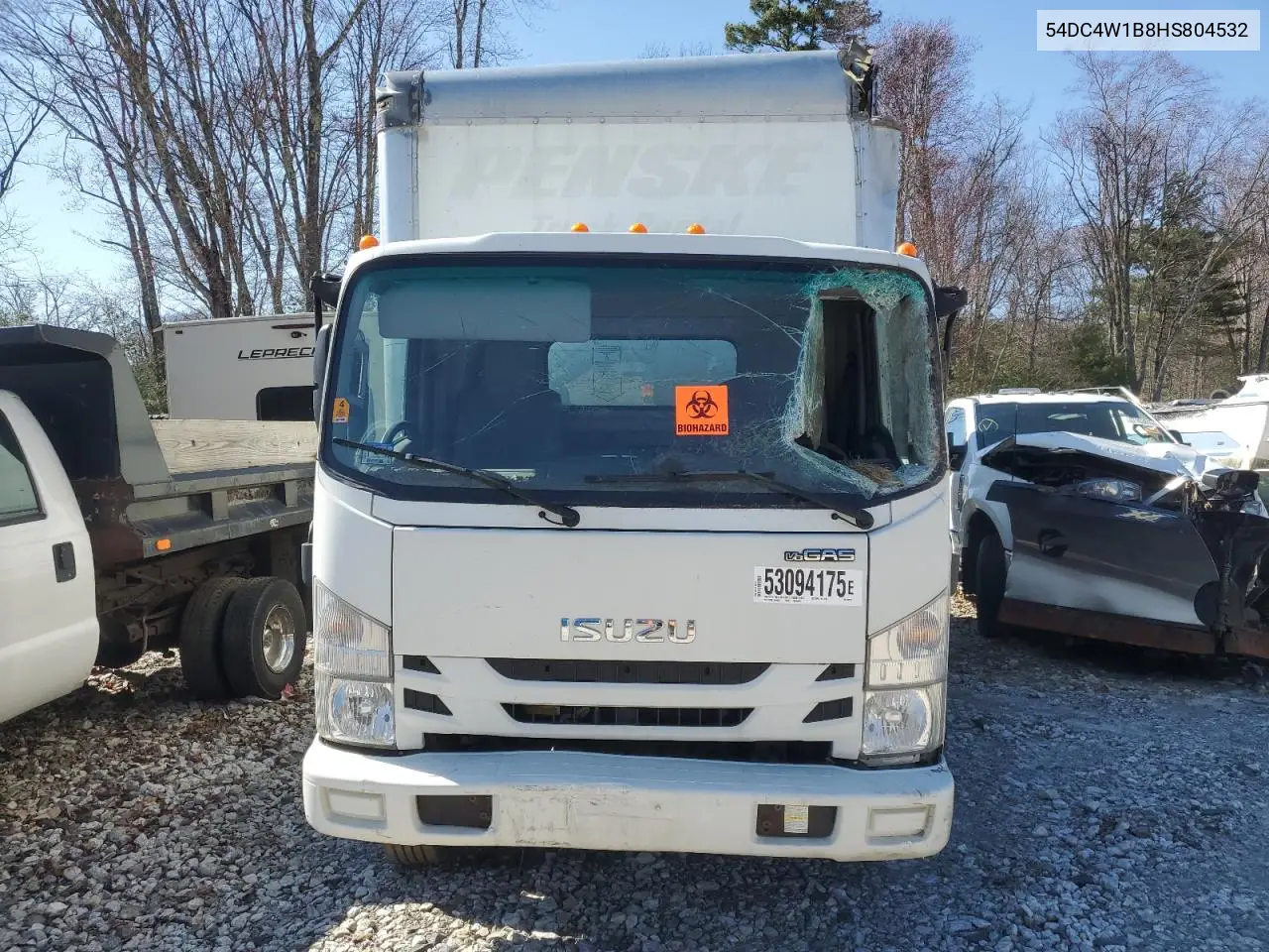 2017 Isuzu Npr Hd VIN: 54DC4W1B8HS804532 Lot: 53094175