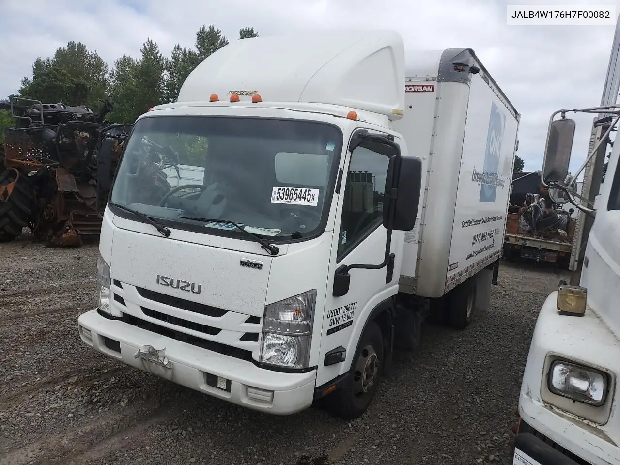 2017 Isuzu Npr VIN: JALB4W176H7F00082 Lot: 53965445