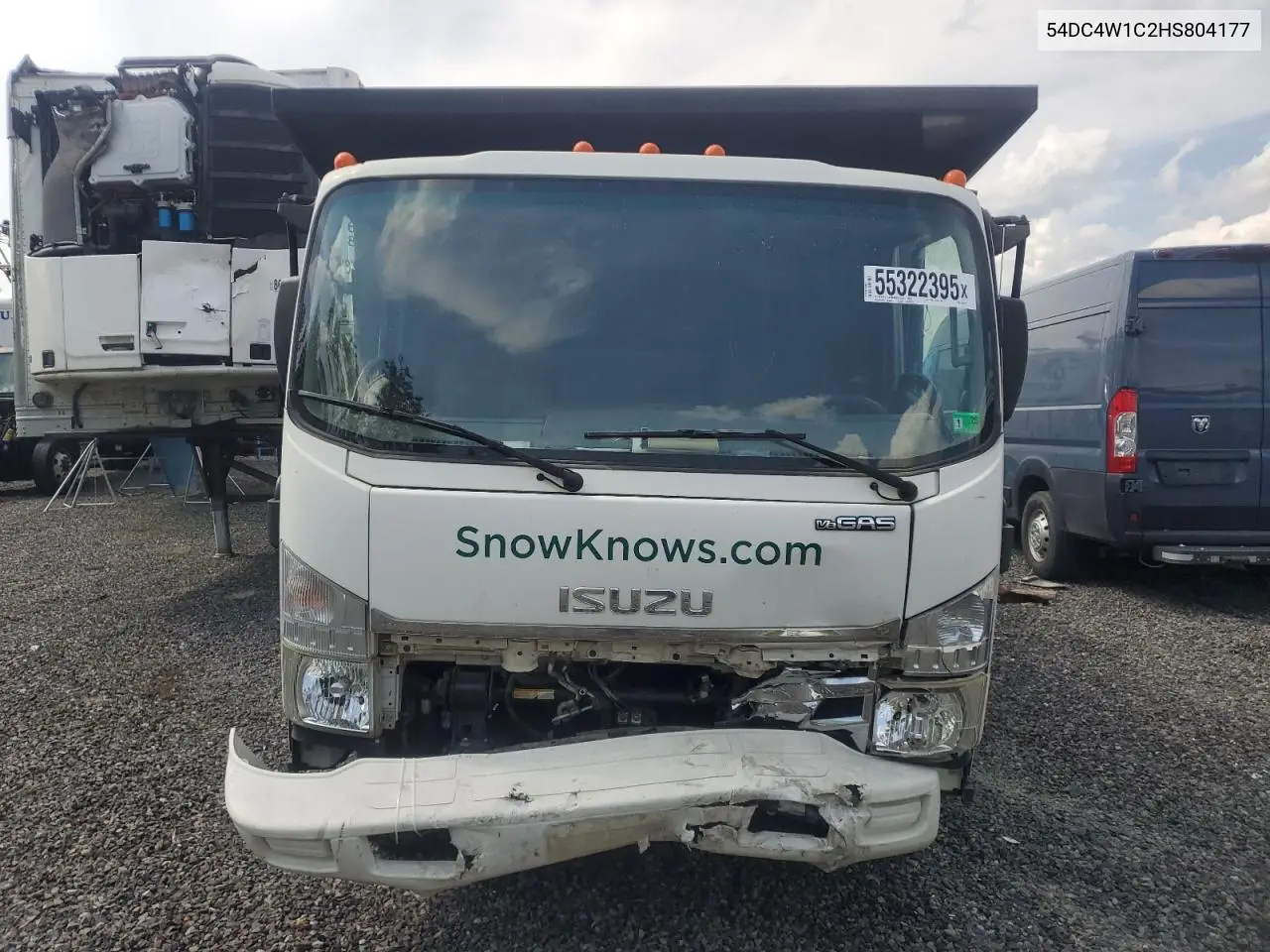 2017 Isuzu Npr Hd VIN: 54DC4W1C2HS804177 Lot: 55322395