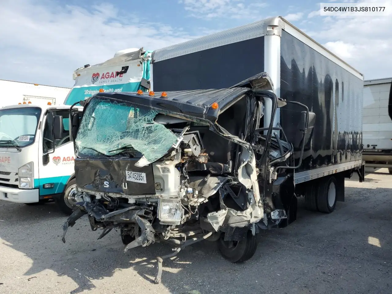 2018 Isuzu Npr Hd VIN: 54DC4W1B3JS810177 Lot: 54745285