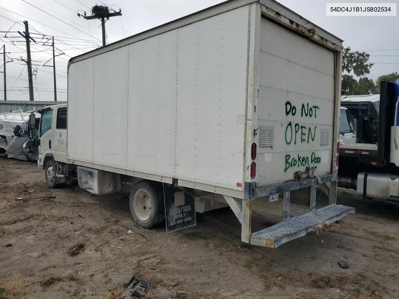 2018 Isuzu Npr Hd VIN: 54DC4J1B1JS802534 Lot: 55981145