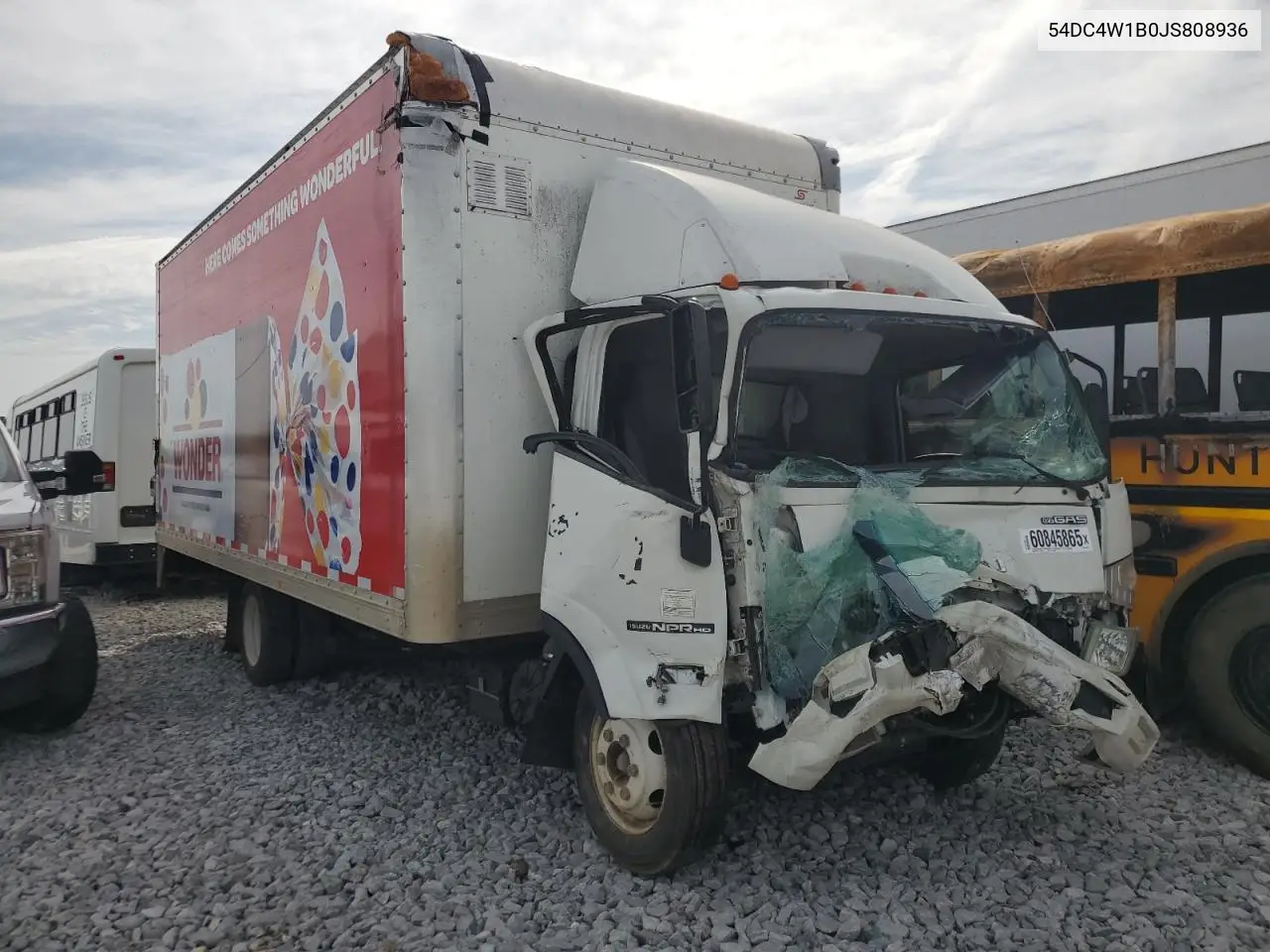 2018 Isuzu Npr Hd VIN: 54DC4W1B0JS808936 Lot: 60845865