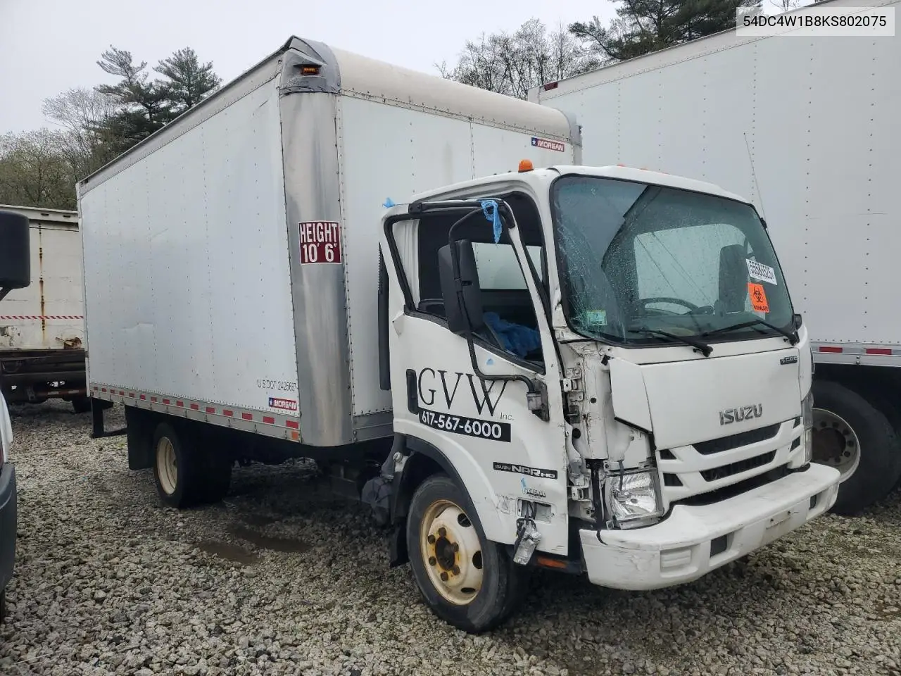2019 Isuzu Npr Hd VIN: 54DC4W1B8KS802075 Lot: 55586525