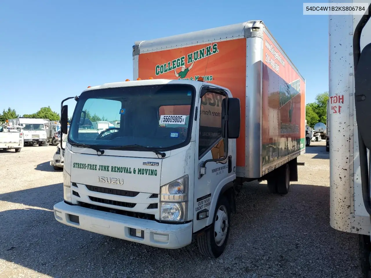 2019 Isuzu Npr Hd VIN: 54DC4W1B2KS806784 Lot: 55609805