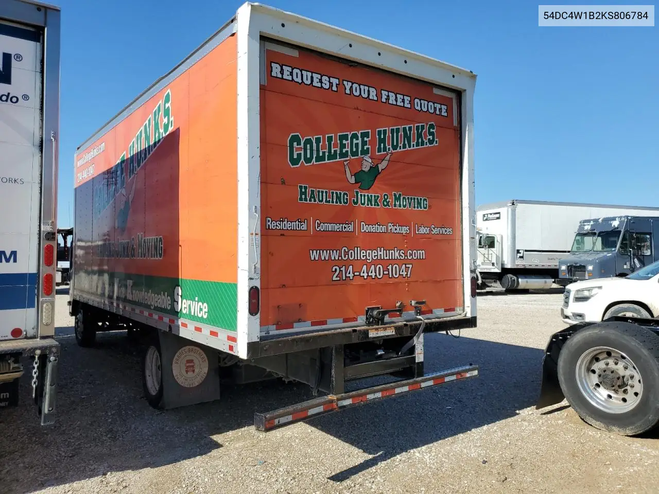2019 Isuzu Npr Hd VIN: 54DC4W1B2KS806784 Lot: 55609805