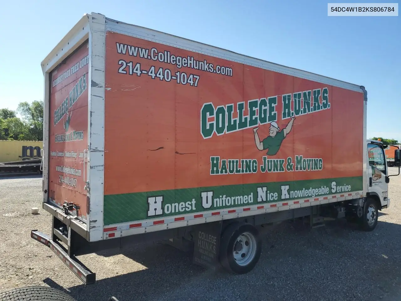 2019 Isuzu Npr Hd VIN: 54DC4W1B2KS806784 Lot: 55609805