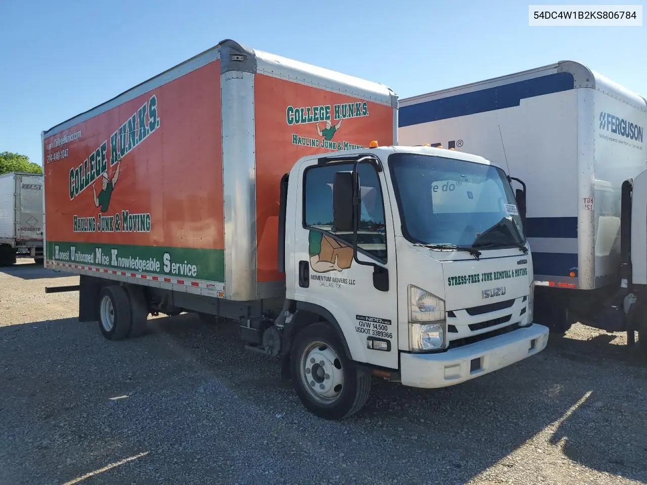 2019 Isuzu Npr Hd VIN: 54DC4W1B2KS806784 Lot: 55609805