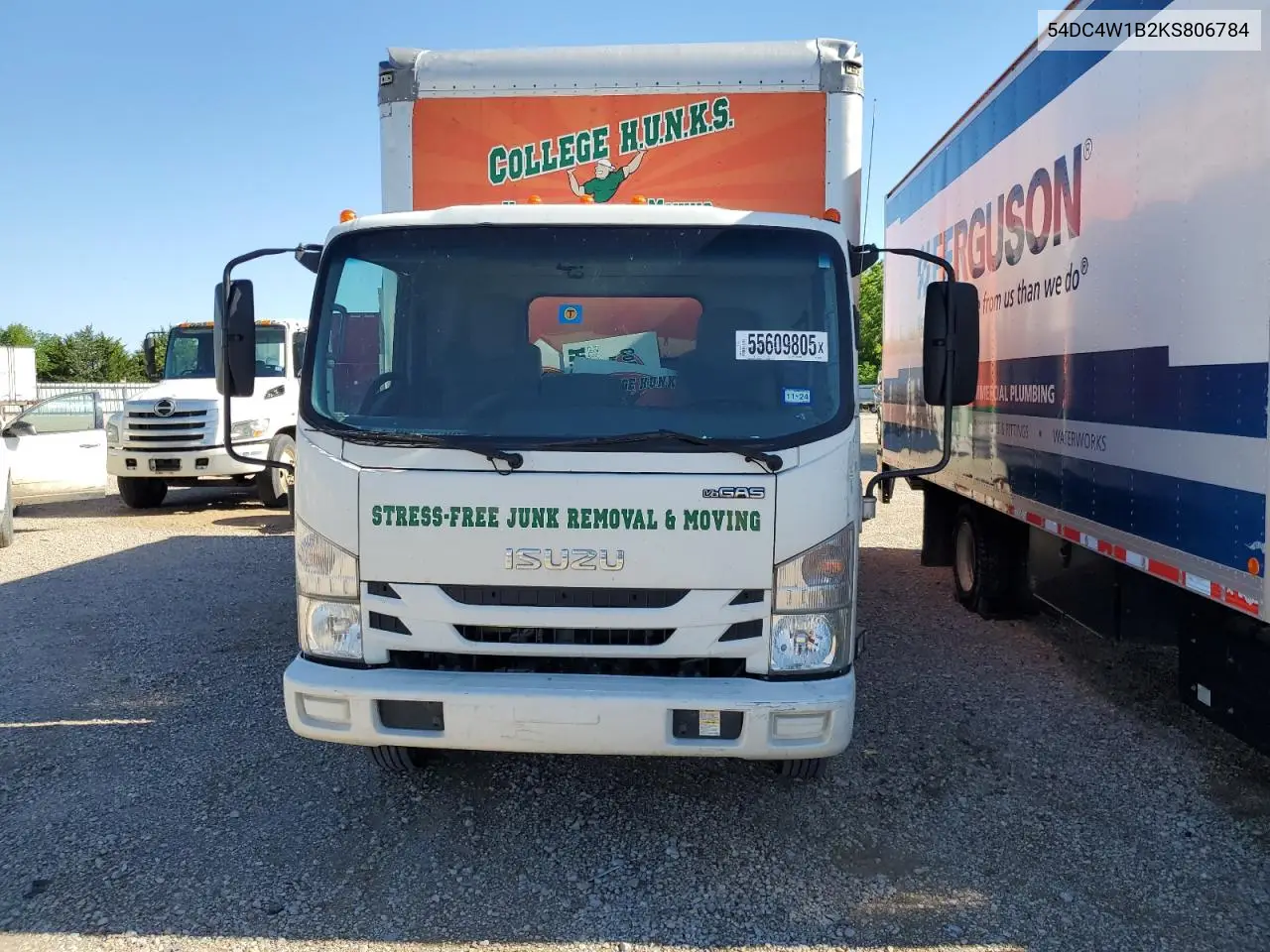 2019 Isuzu Npr Hd VIN: 54DC4W1B2KS806784 Lot: 55609805