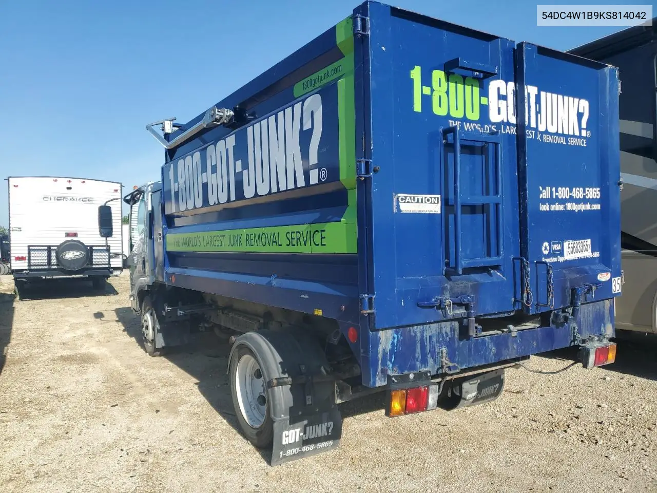 2019 Isuzu Npr Hd VIN: 54DC4W1B9KS814042 Lot: 55683365