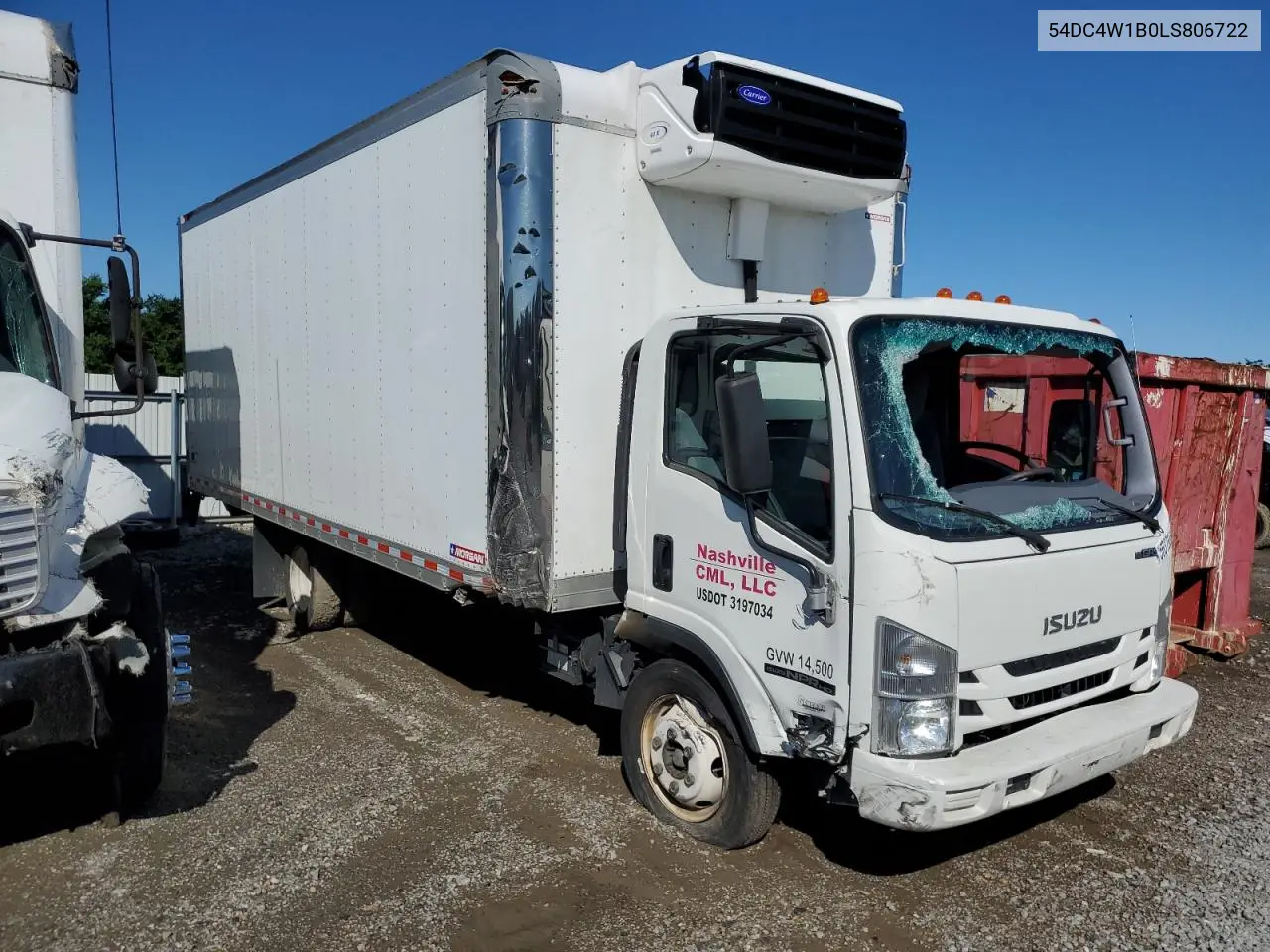 2020 Isuzu Npr Hd VIN: 54DC4W1B0LS806722 Lot: 56379585