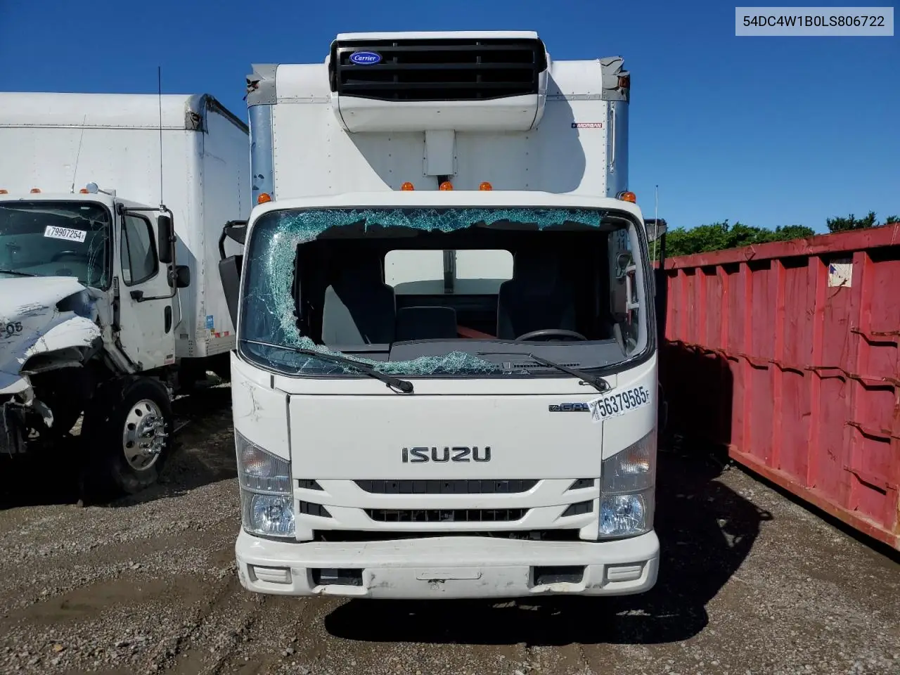 2020 Isuzu Npr Hd VIN: 54DC4W1B0LS806722 Lot: 56379585