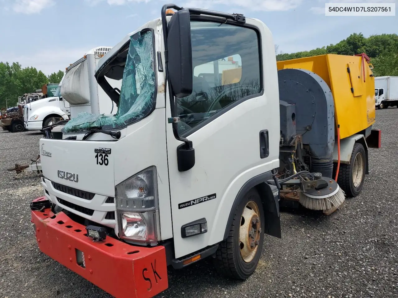 2020 Isuzu Npr Hd VIN: 54DC4W1D7LS207561 Lot: 60123825