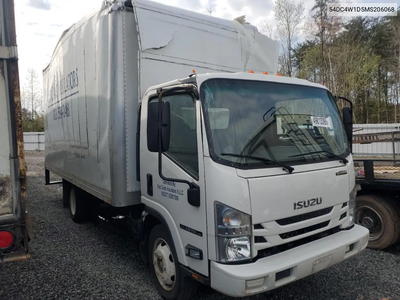 2021 Isuzu Npr Hd VIN: 54DC4W1D5MS206068 Lot: 49813395