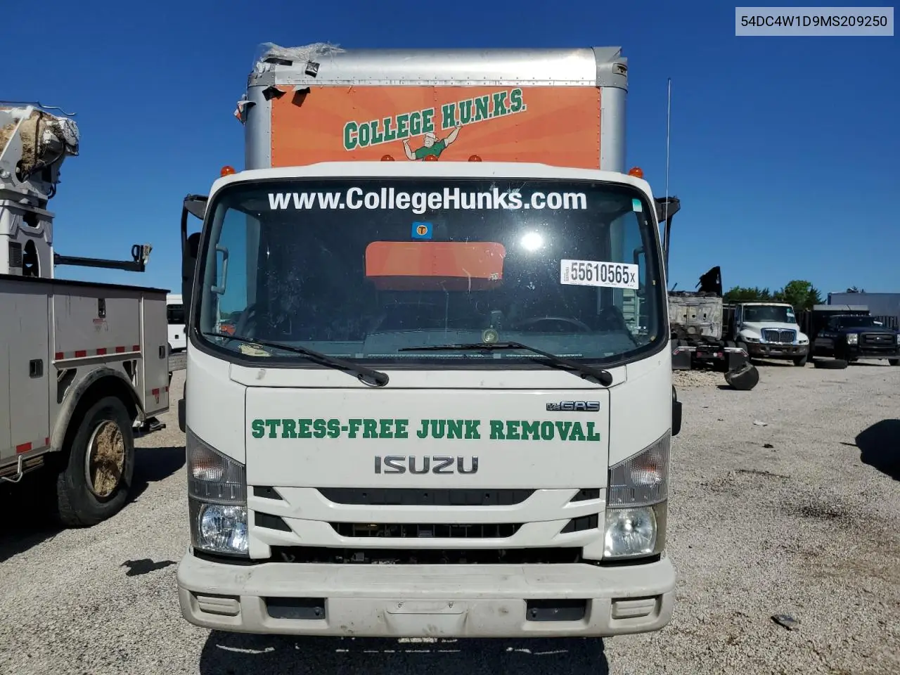 2021 Isuzu Npr Hd VIN: 54DC4W1D9MS209250 Lot: 55610565