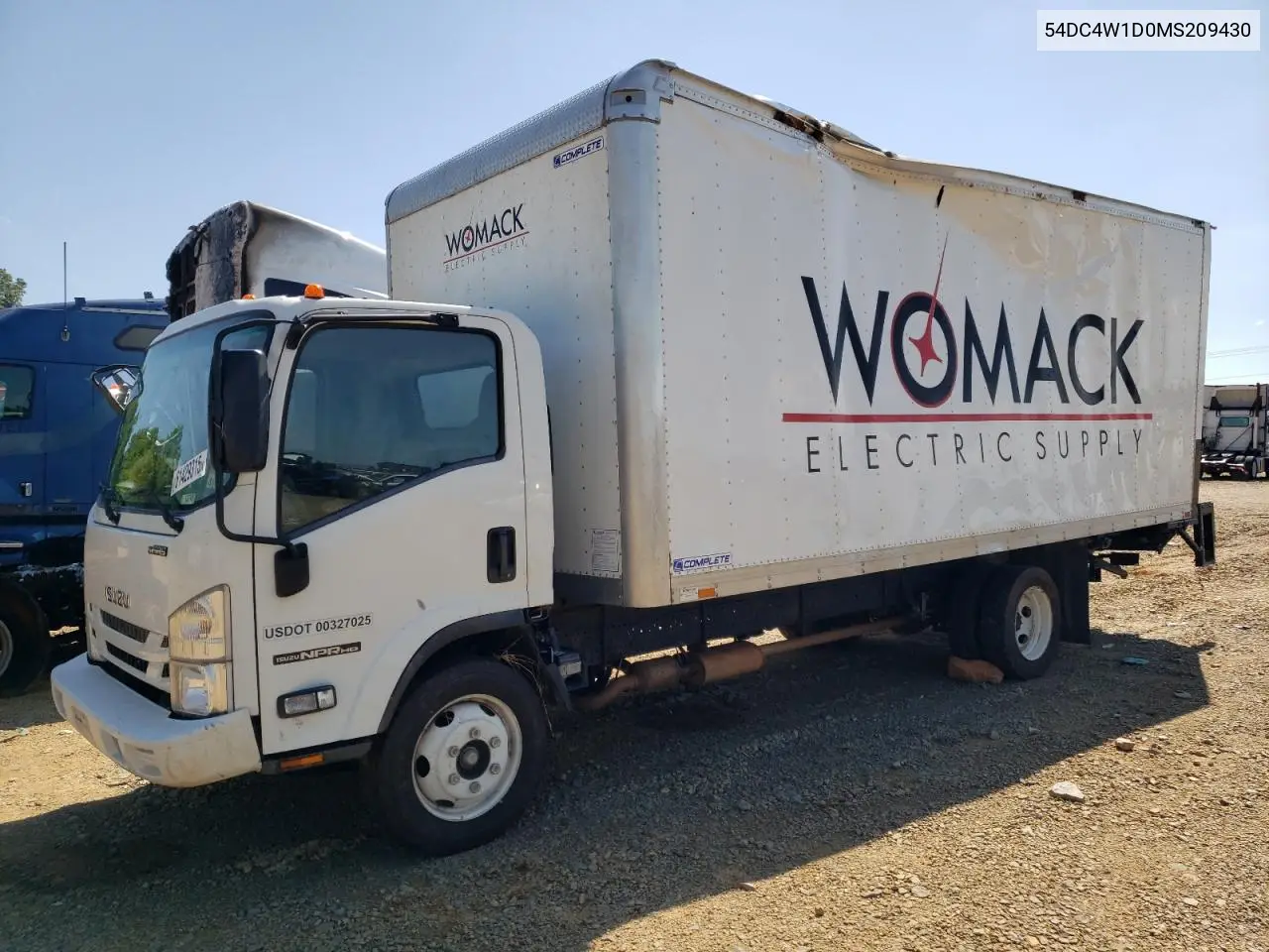 2021 Isuzu Npr Hd VIN: 54DC4W1D0MS209430 Lot: 61429315