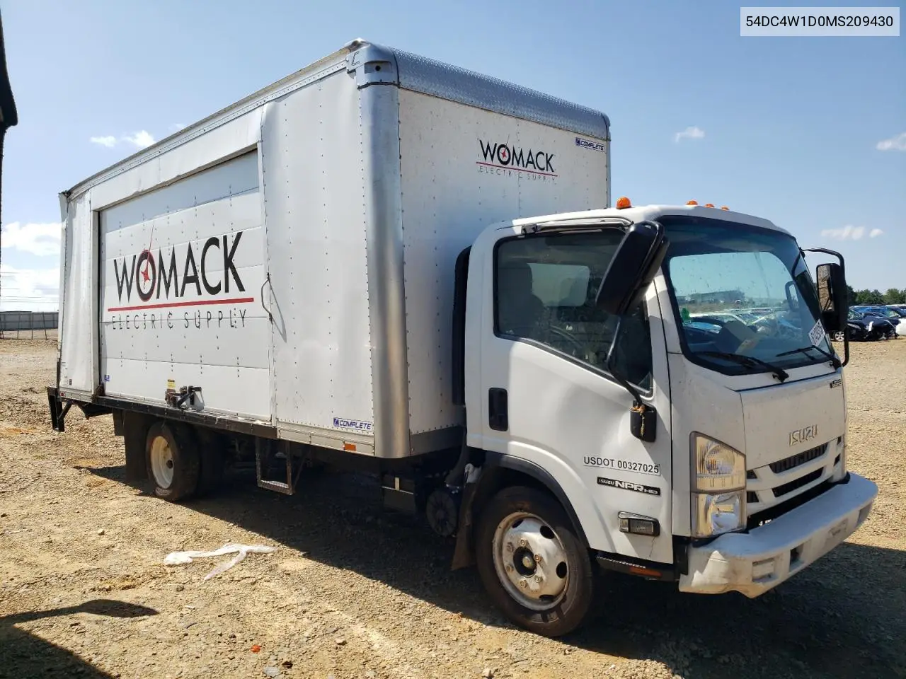 2021 Isuzu Npr Hd VIN: 54DC4W1D0MS209430 Lot: 61429315