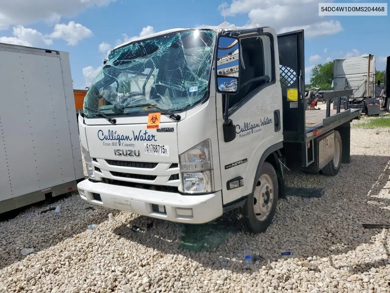 2021 Isuzu Npr Hd VIN: 54DC4W1D0MS204468 Lot: 61768715