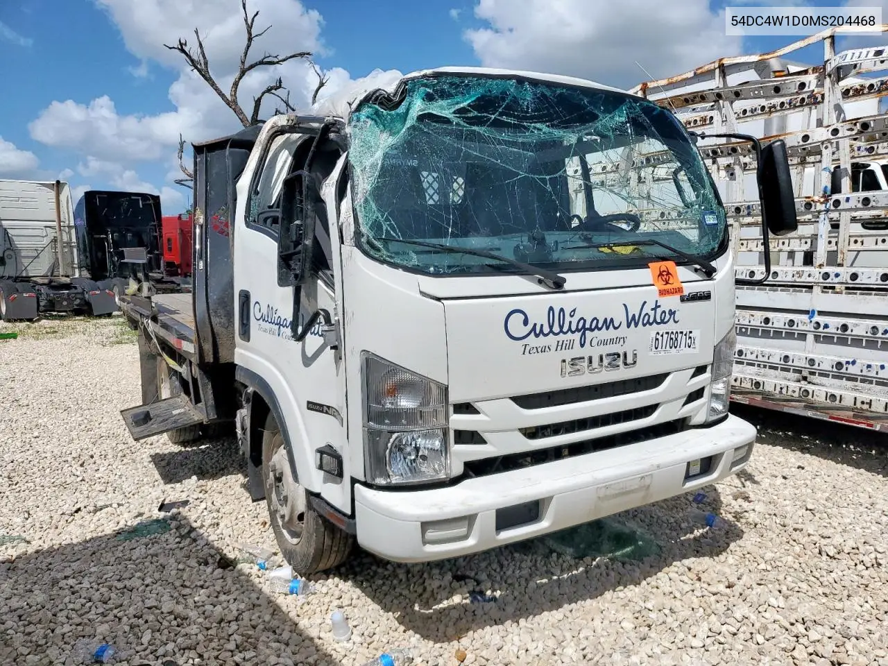 2021 Isuzu Npr Hd VIN: 54DC4W1D0MS204468 Lot: 61768715