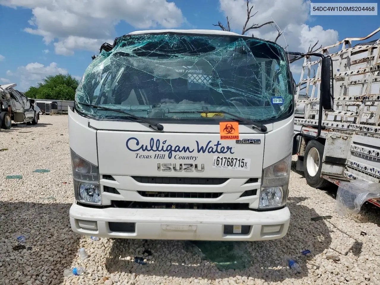 2021 Isuzu Npr Hd VIN: 54DC4W1D0MS204468 Lot: 61768715