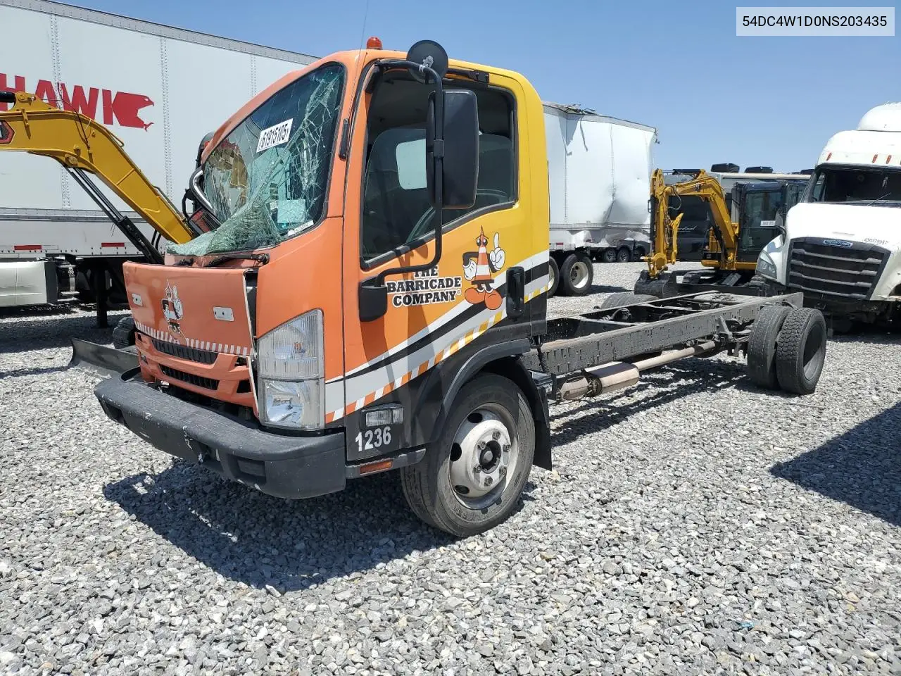 2022 Isuzu Npr Hd VIN: 54DC4W1D0NS203435 Lot: 61915105