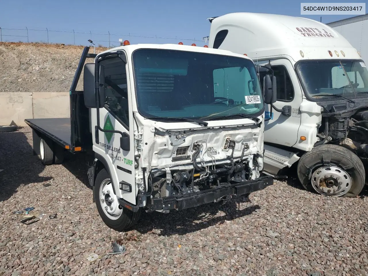 2022 Isuzu Npr Hd VIN: 54DC4W1D9NS203417 Lot: 62419935