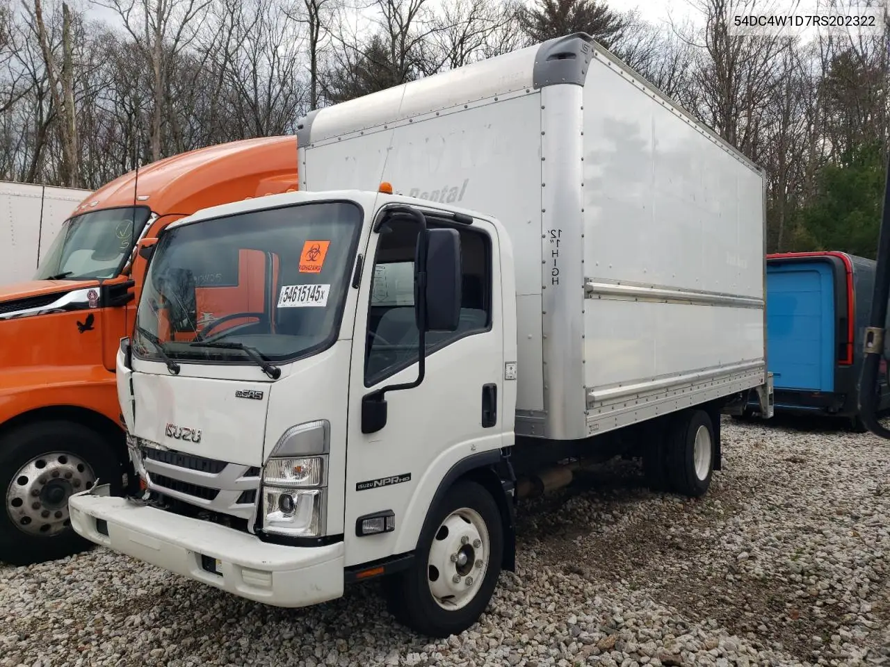 2024 Isuzu Npr Hd VIN: 54DC4W1D7RS202322 Lot: 54615145