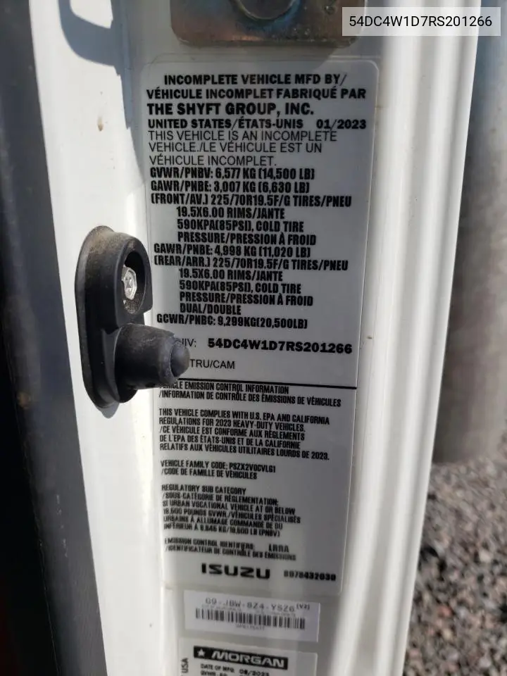 2024 Isuzu Npr Hd VIN: 54DC4W1D7RS201266 Lot: 55786115