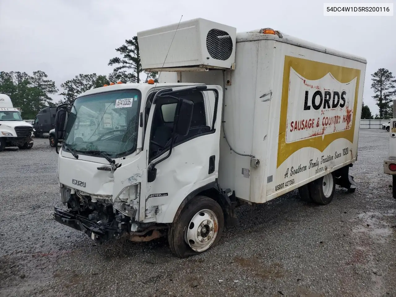 2024 Isuzu Npr Hd VIN: 54DC4W1D5RS200116 Lot: 57413335