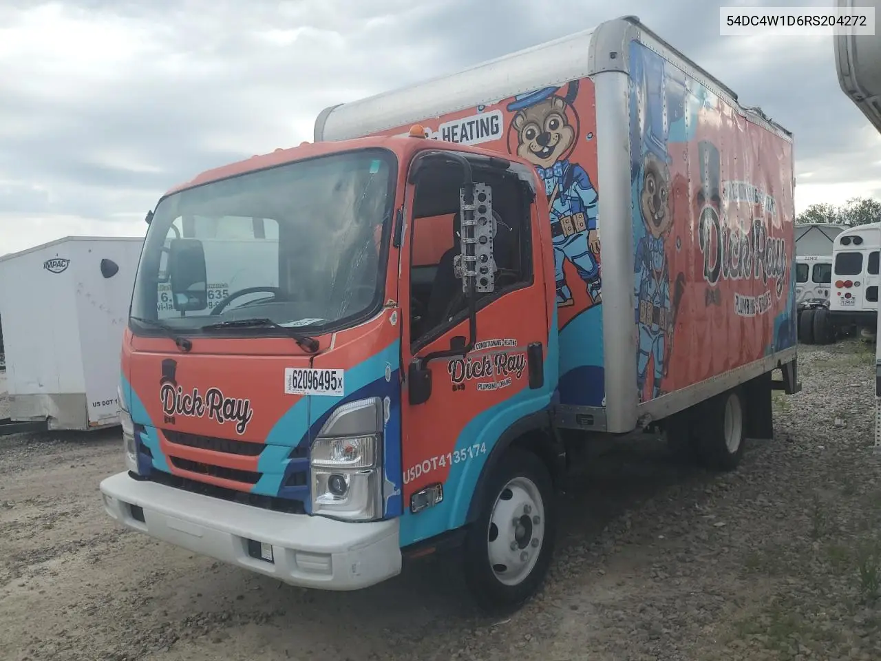 2024 Isuzu Npr Hd VIN: 54DC4W1D6RS204272 Lot: 62096495