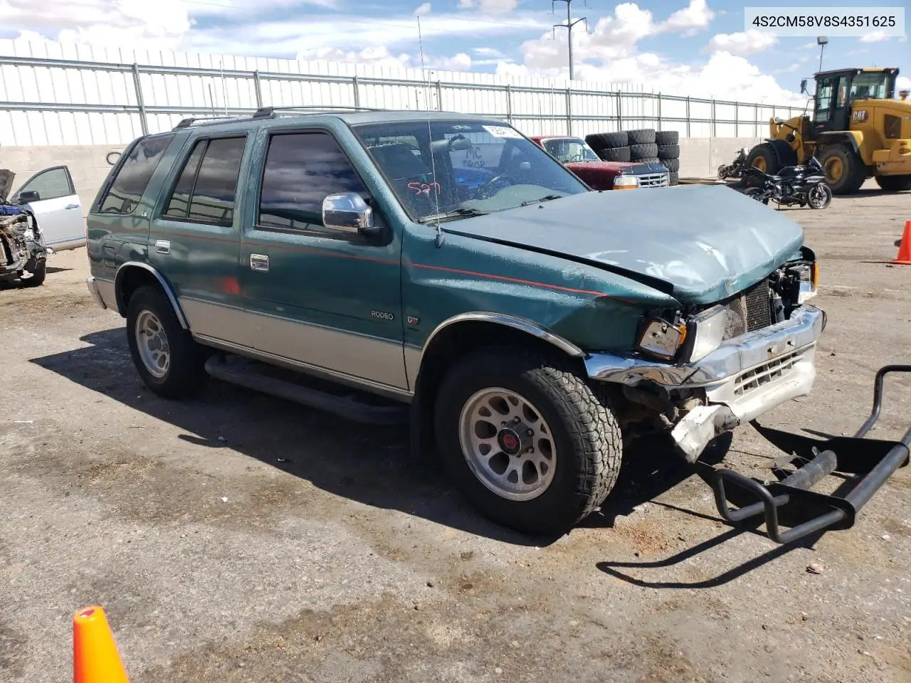 1995 Isuzu Rodeo S VIN: 4S2CM58V8S4351625 Lot: 62641125