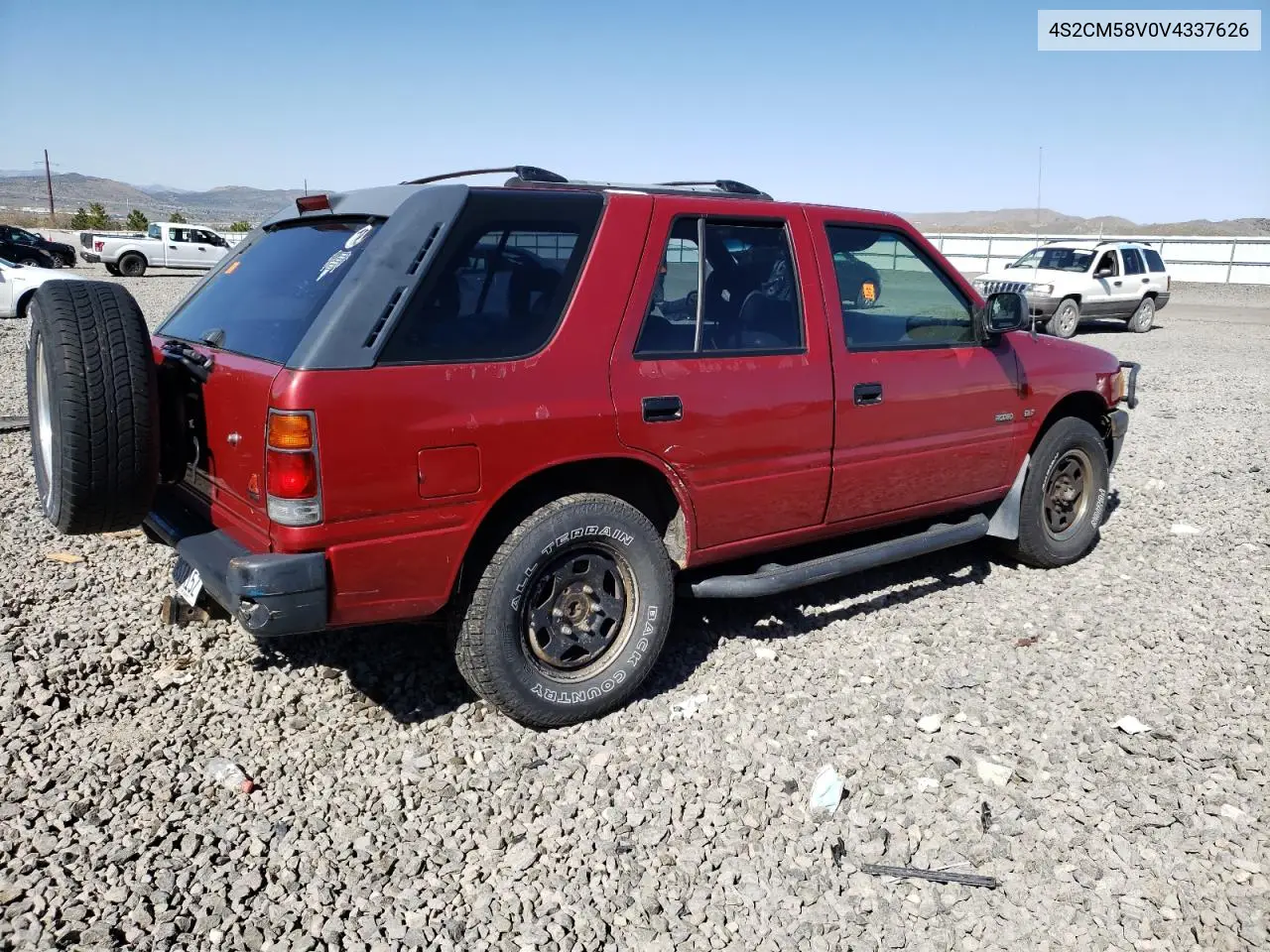 1997 Isuzu Rodeo S VIN: 4S2CM58V0V4337626 Lot: 55491015