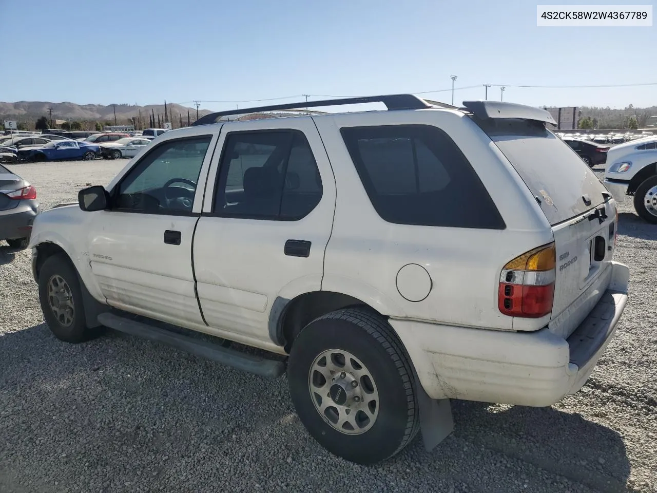 1998 Isuzu Rodeo S VIN: 4S2CK58W2W4367789 Lot: 41989575