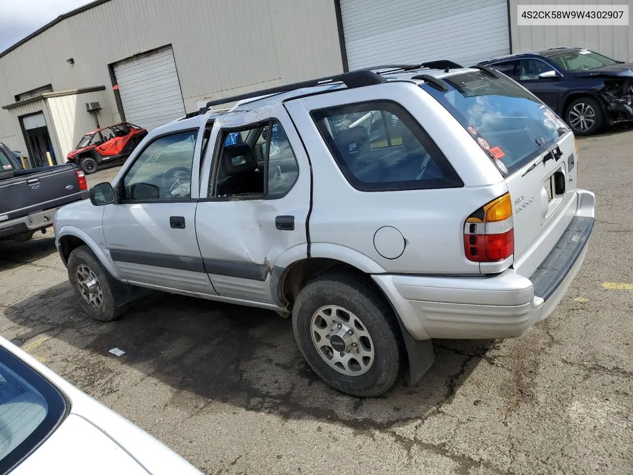 1998 Isuzu Rodeo S VIN: 4S2CK58W9W4302907 Lot: 48997335