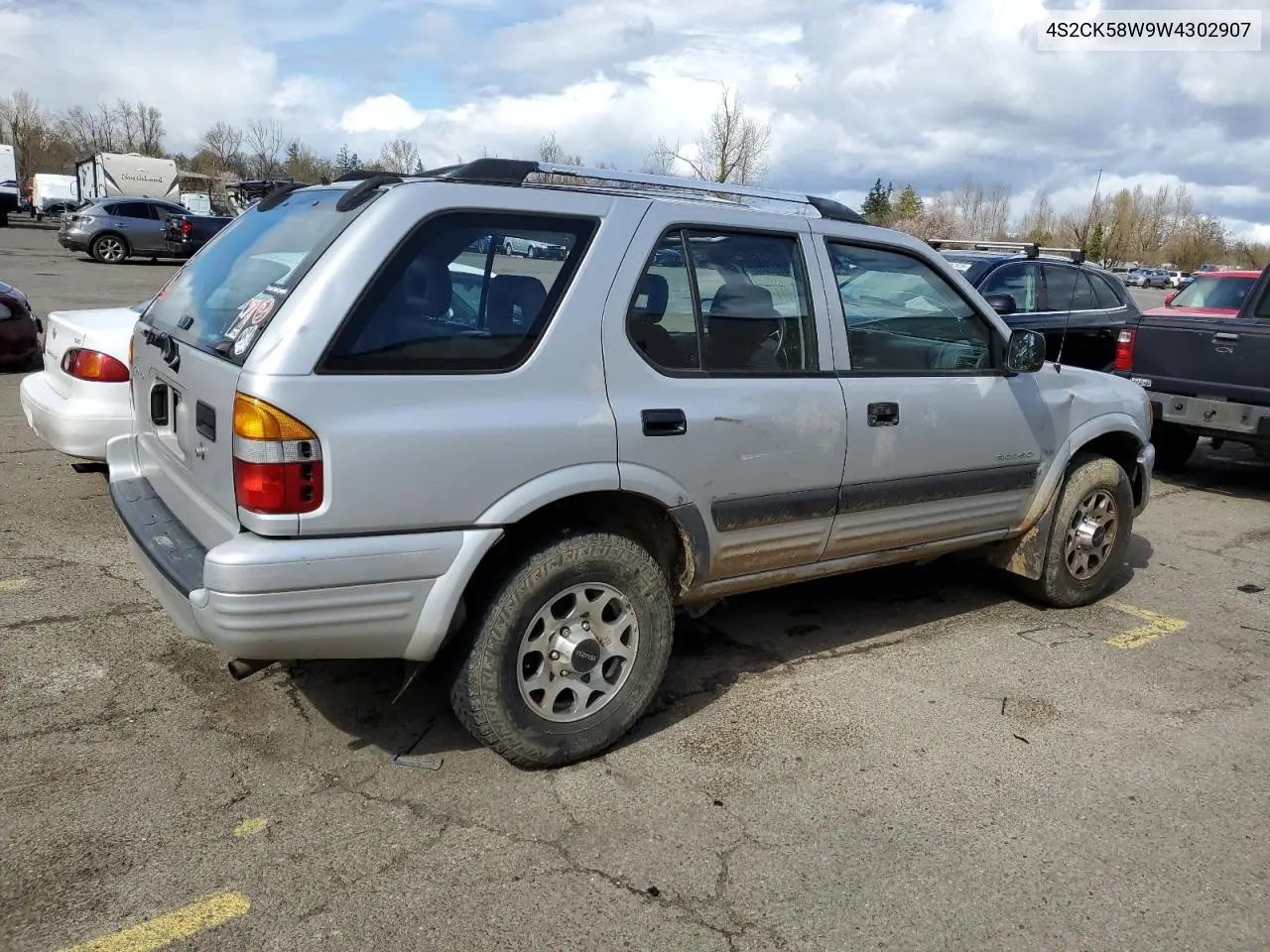 1998 Isuzu Rodeo S VIN: 4S2CK58W9W4302907 Lot: 48997335