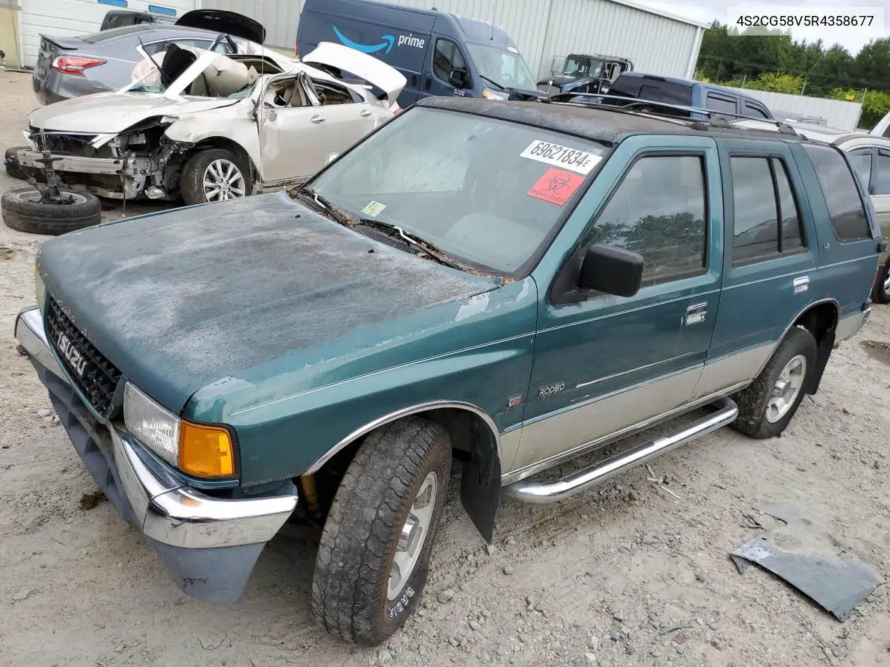 1999 Isuzu Rodeo S VIN: 4S2CG58V5R4358677 Lot: 50691255