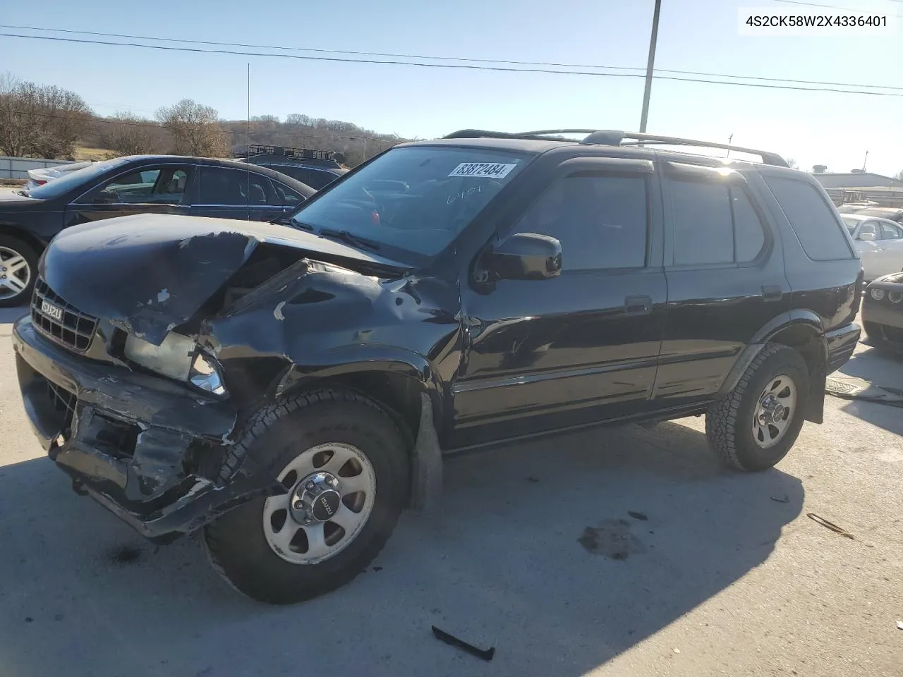 1999 Isuzu Rodeo S VIN: 4S2CK58W2X4336401 Lot: 83872484