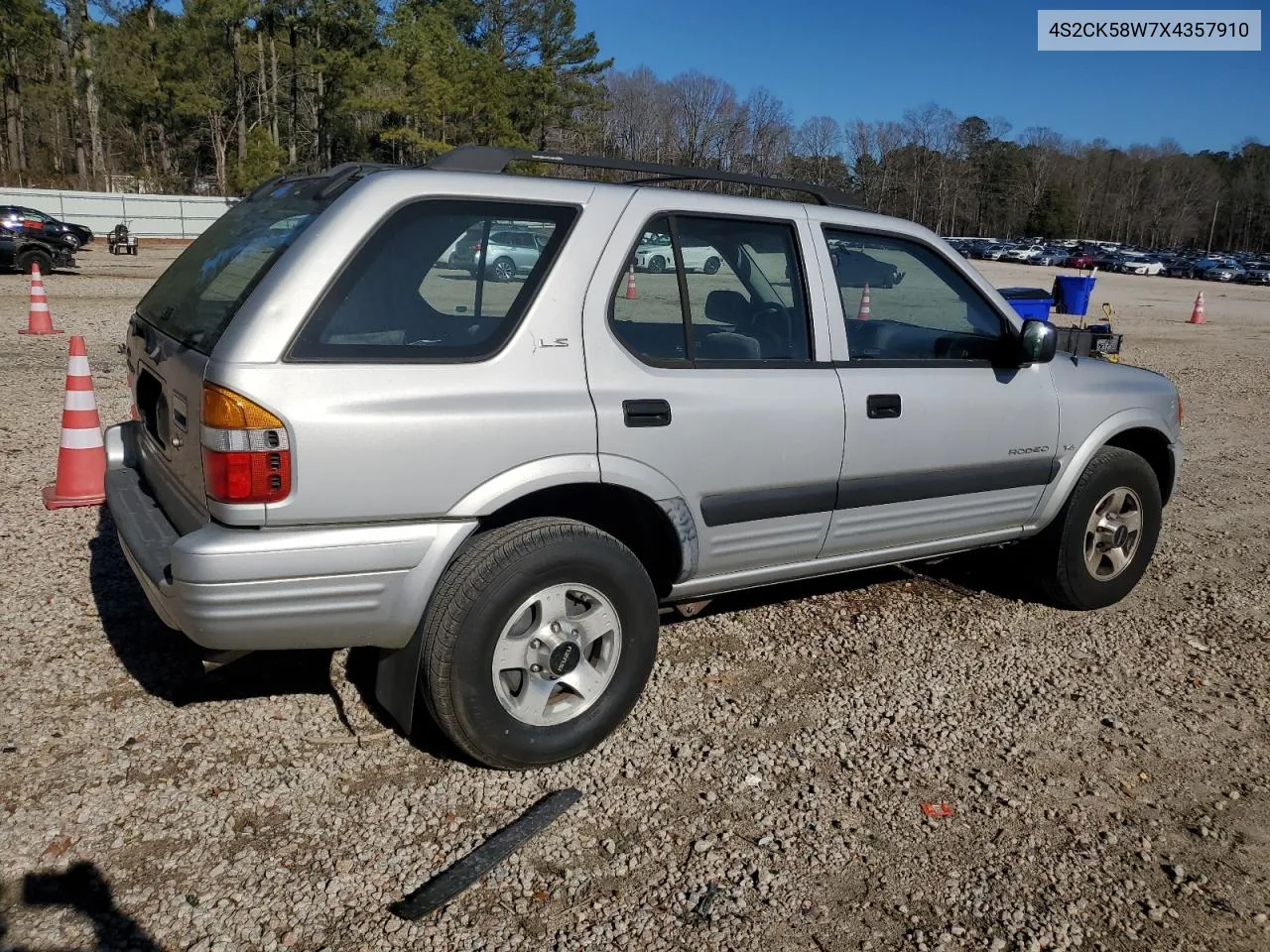 1999 Isuzu Rodeo S VIN: 4S2CK58W7X4357910 Lot: 86955254