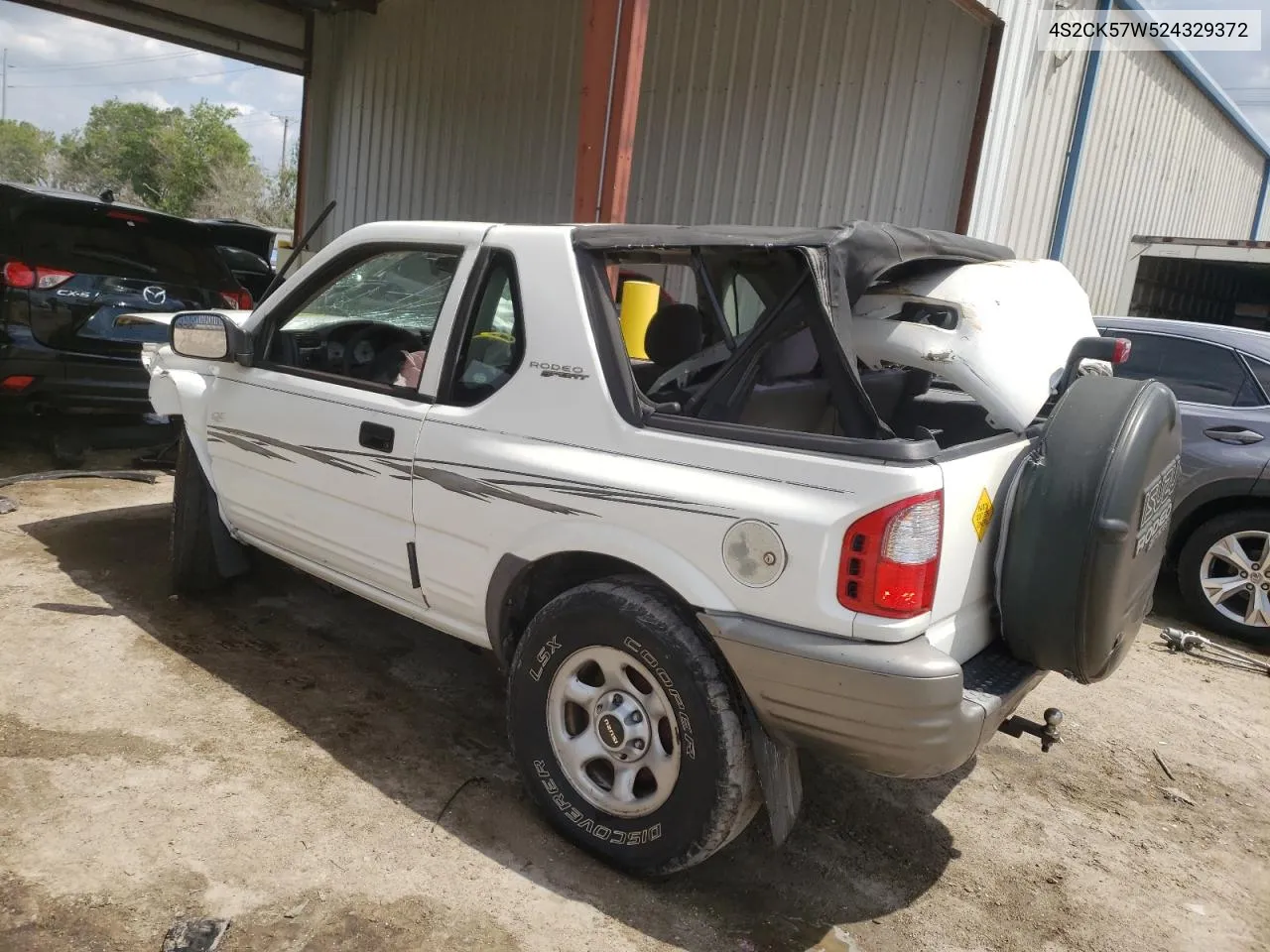 2002 Isuzu Rodeo Sport VIN: 4S2CK57W524329372 Lot: 43914212