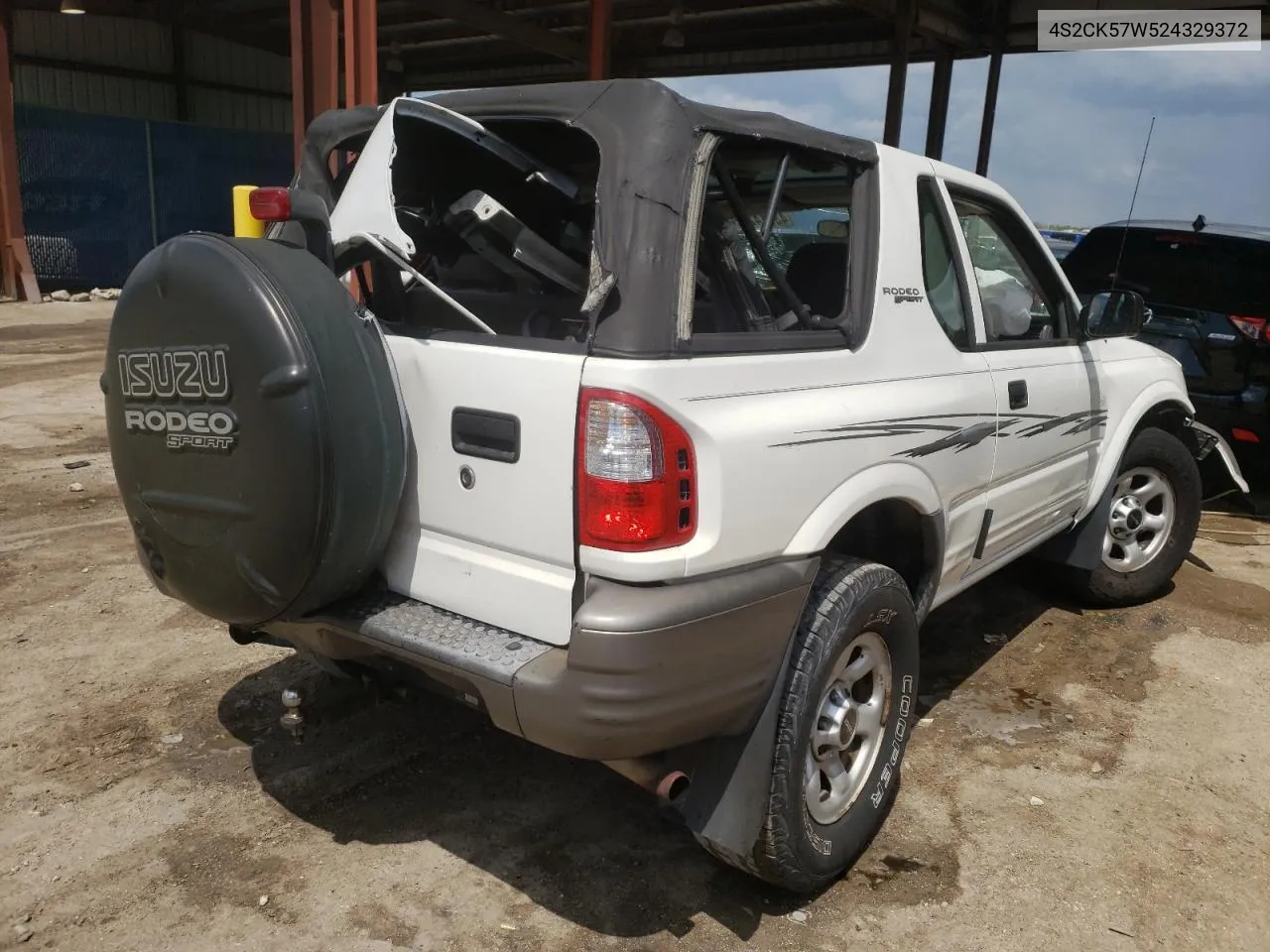 2002 Isuzu Rodeo Sport VIN: 4S2CK57W524329372 Lot: 43914212