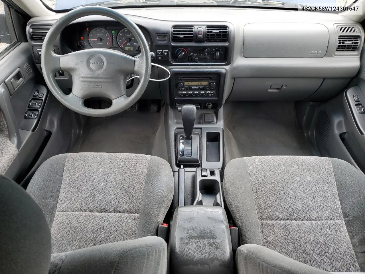 2002 Isuzu Rodeo S VIN: 4S2CK58W124301647 Lot: 56973895