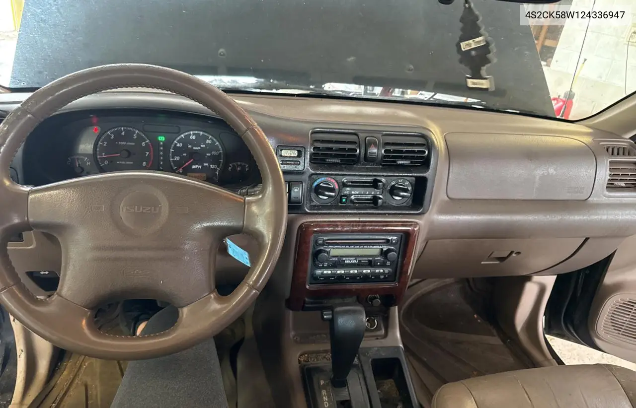 2002 Isuzu Rodeo S VIN: 4S2CK58W124336947 Lot: 63482935