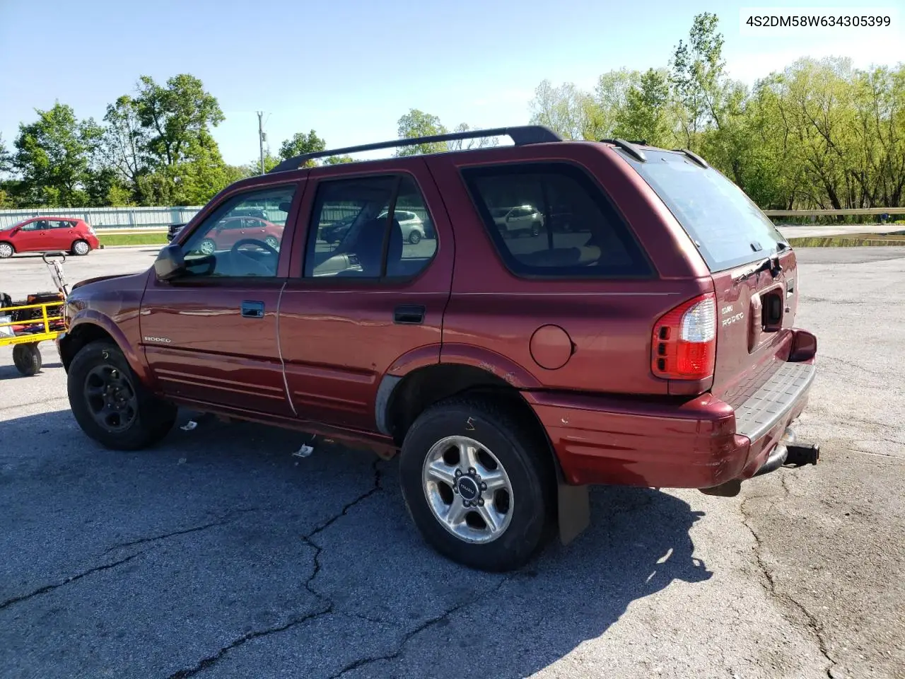 2003 Isuzu Rodeo S VIN: 4S2DM58W634305399 Lot: 55258335