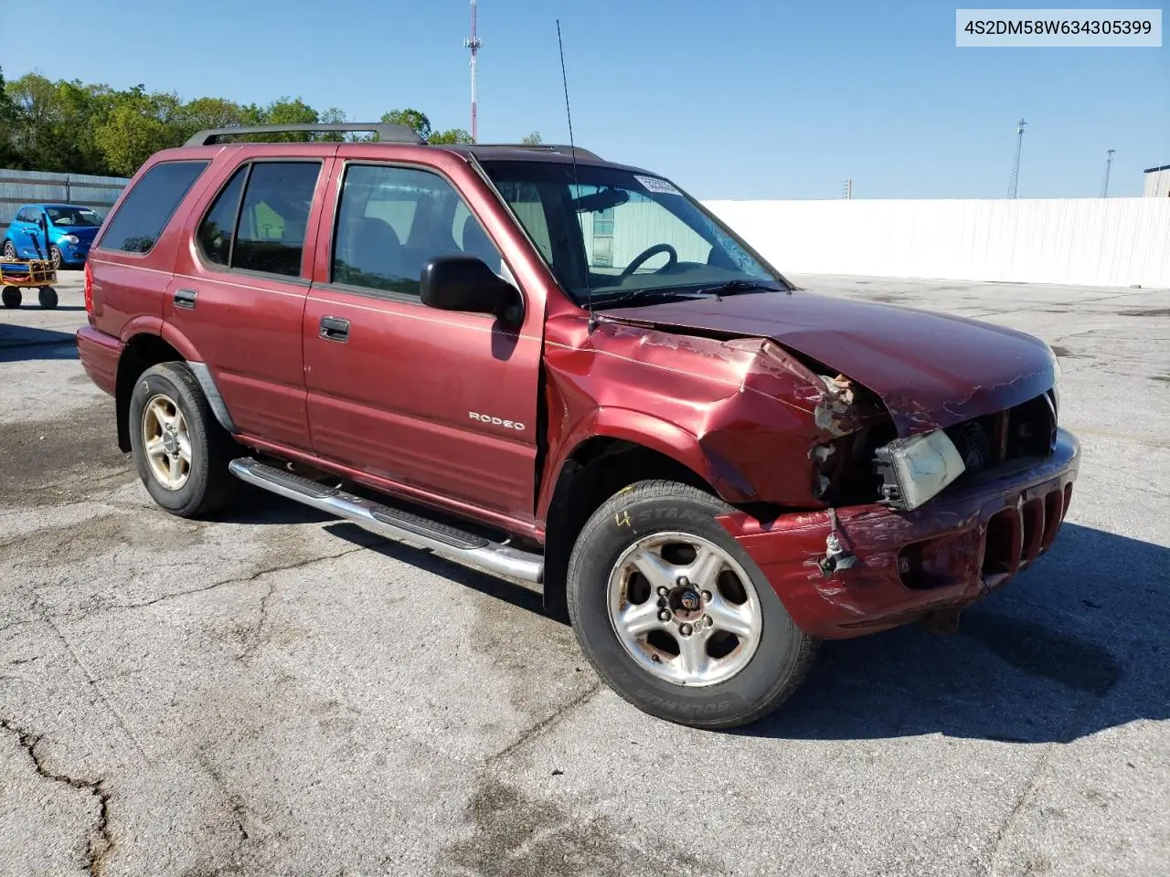 2003 Isuzu Rodeo S VIN: 4S2DM58W634305399 Lot: 55258335