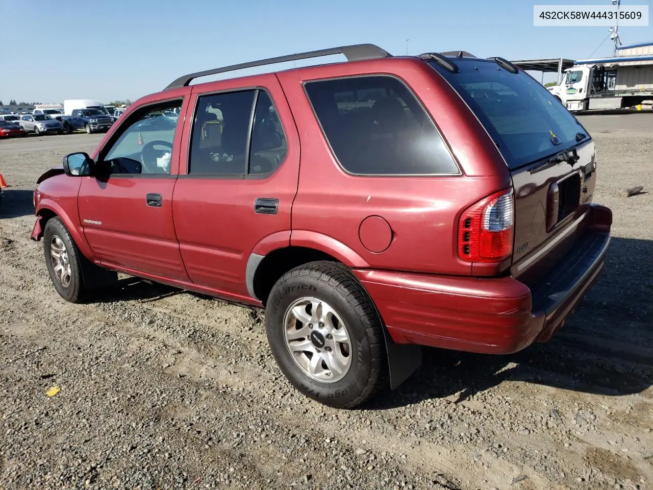 2004 Isuzu Rodeo S VIN: 4S2CK58W444315609 Lot: 51523965