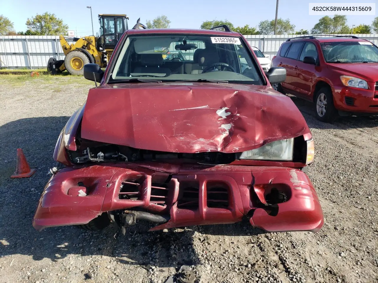 2004 Isuzu Rodeo S VIN: 4S2CK58W444315609 Lot: 51523965