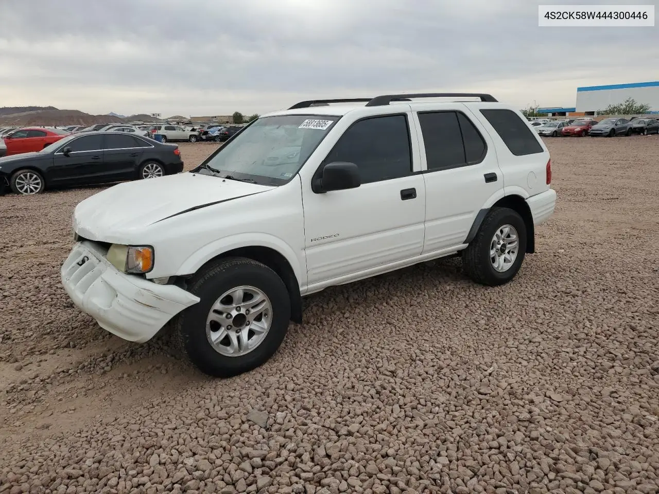 2004 Isuzu Rodeo S VIN: 4S2CK58W444300446 Lot: 58813605