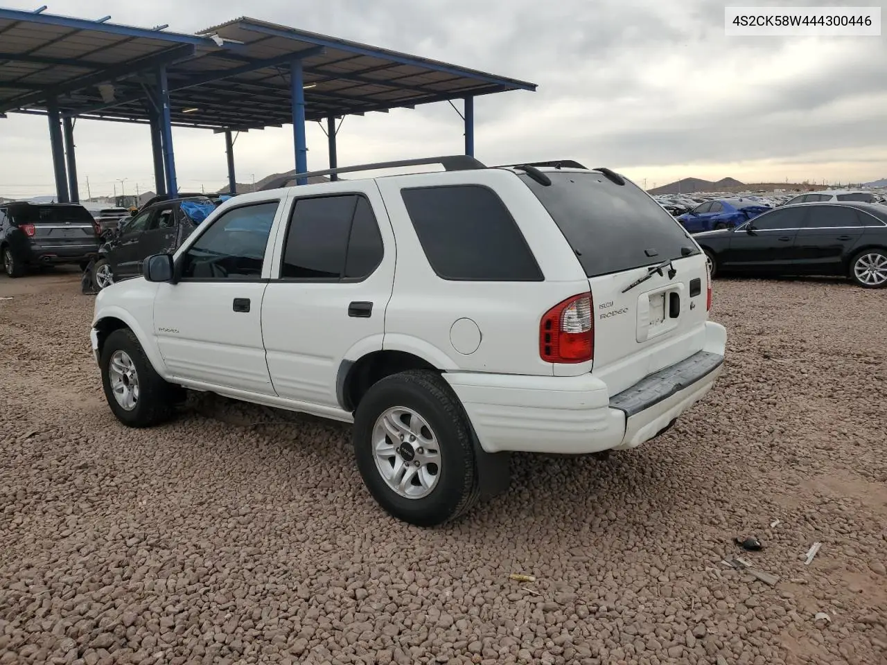 2004 Isuzu Rodeo S VIN: 4S2CK58W444300446 Lot: 58813605