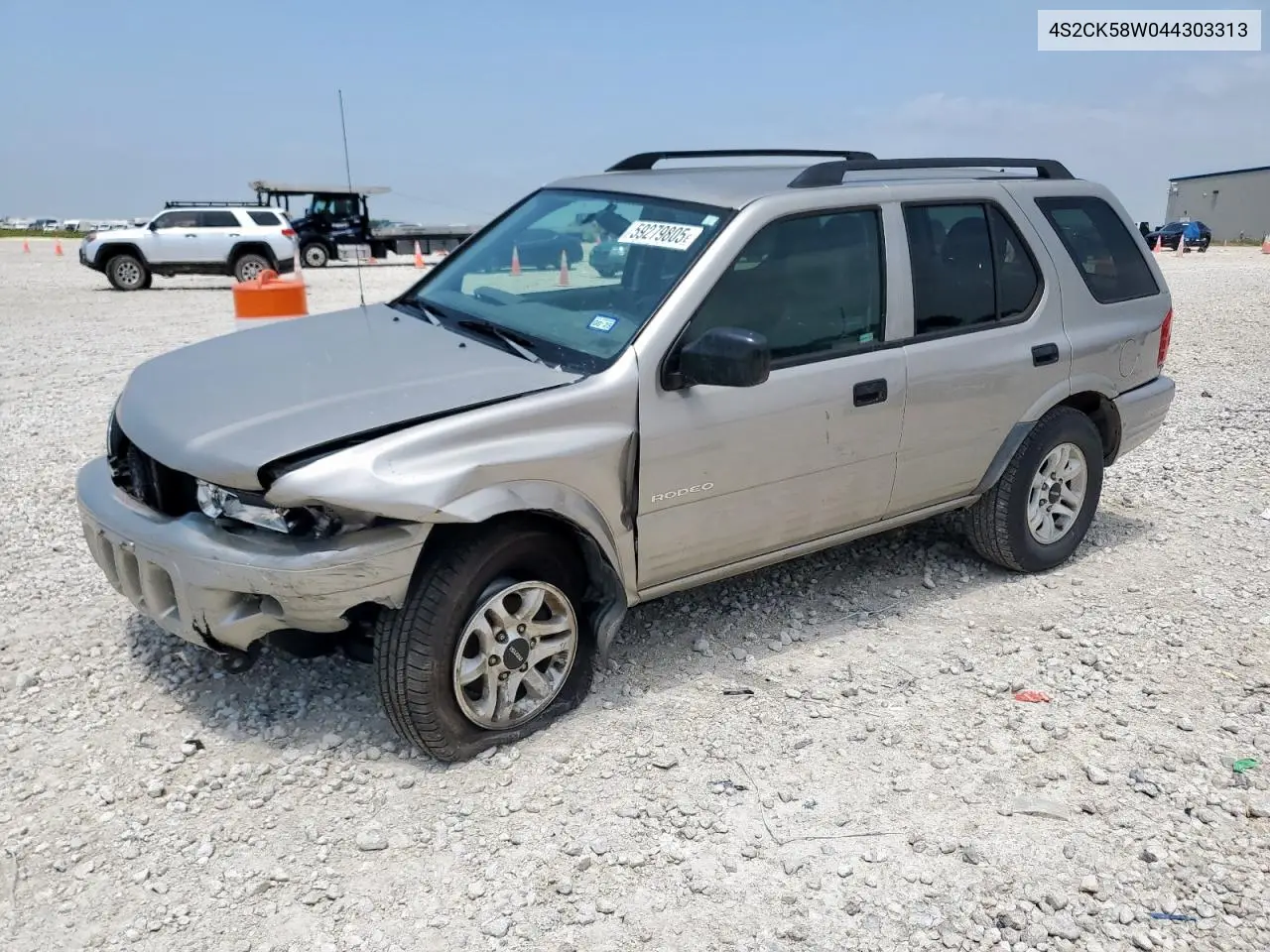 2004 Isuzu Rodeo S VIN: 4S2CK58W044303313 Lot: 59279805